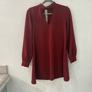 Elegant Red/Maroon Women's Dress